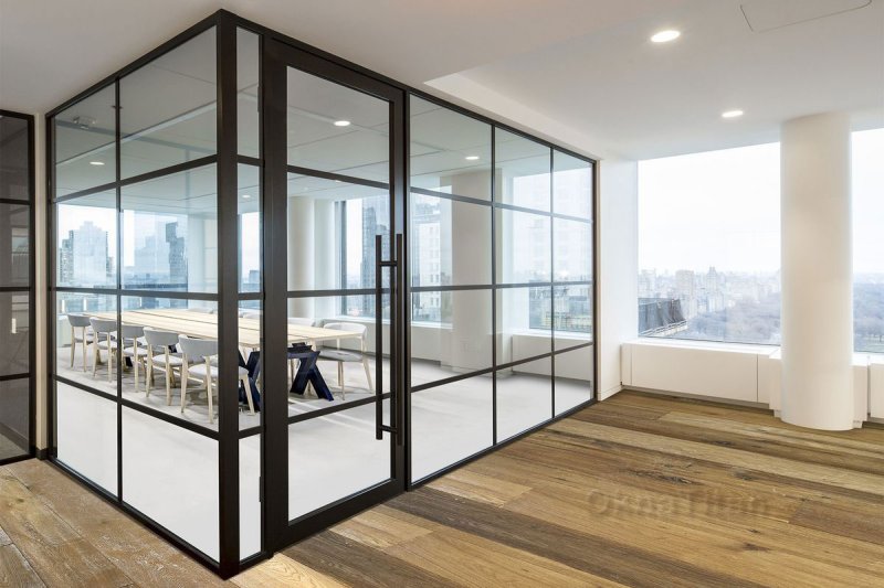 Glass partition