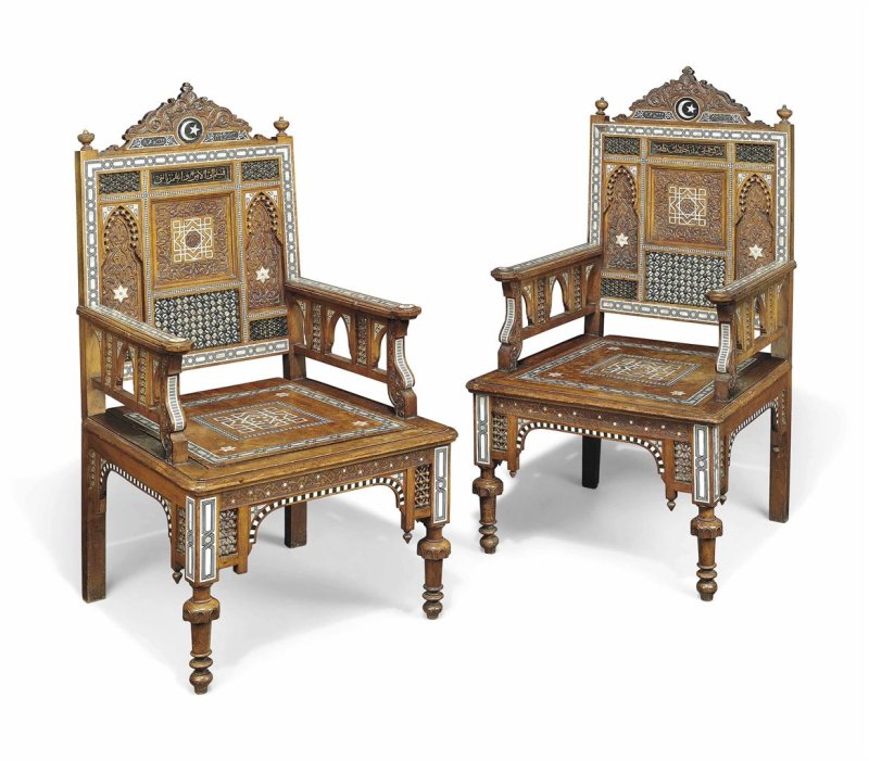 Furniture in oriental style