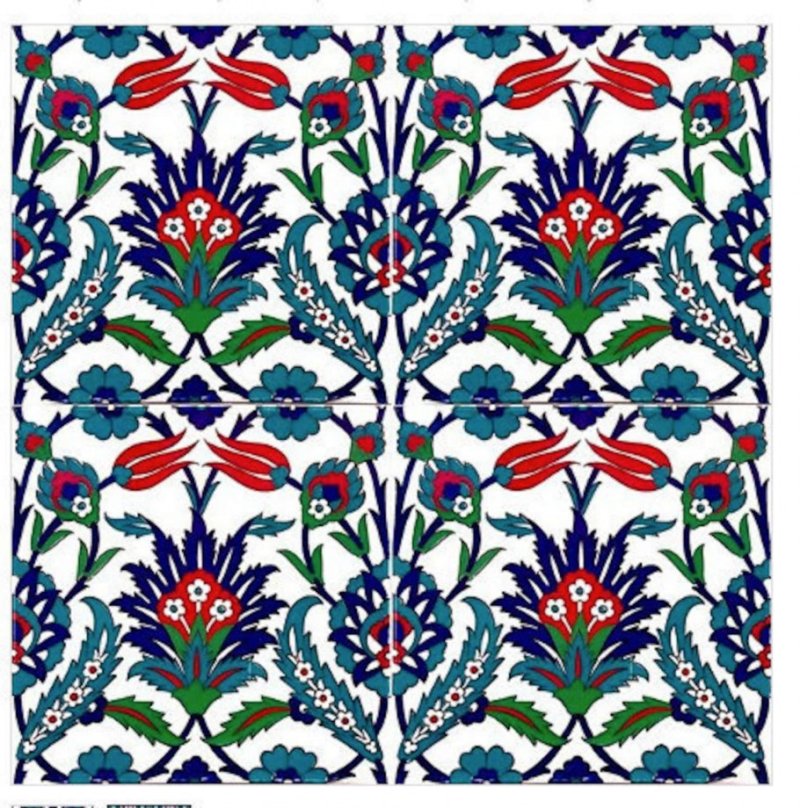 Turkish ornament Iznik