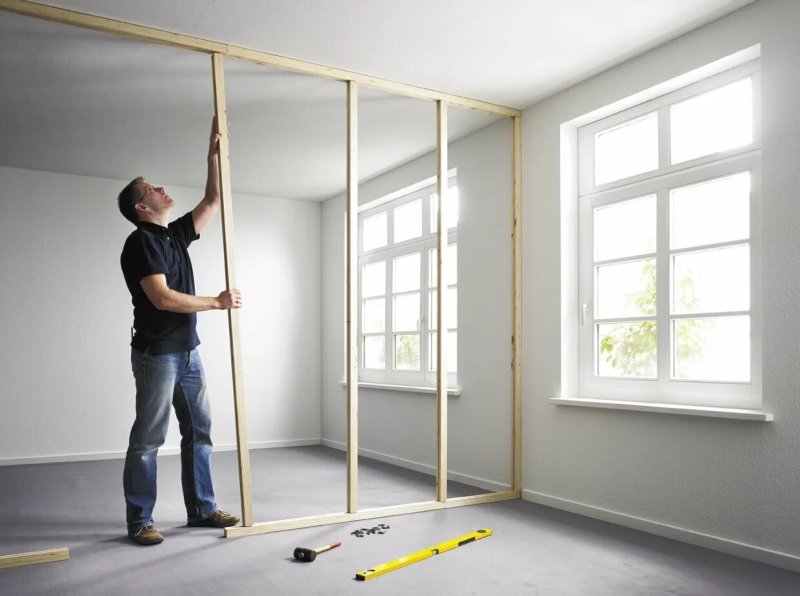 Plasterboard partition