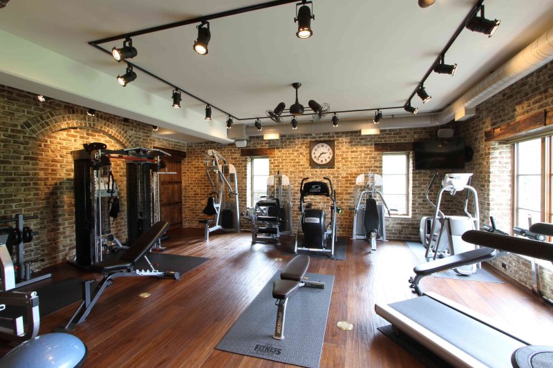 Loft style gym