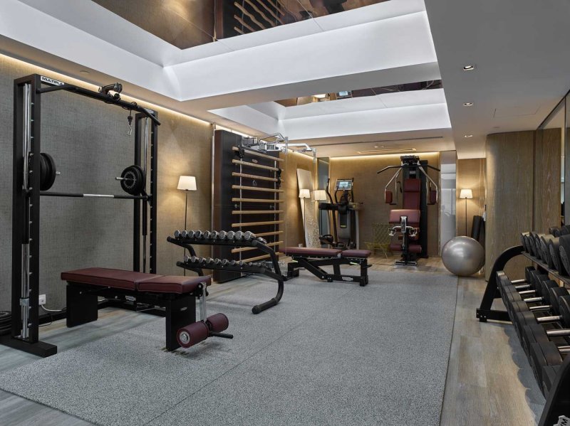 Home gym interior