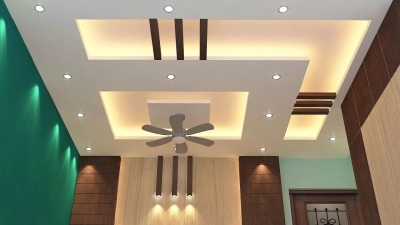 Designer ceilings made of drywall