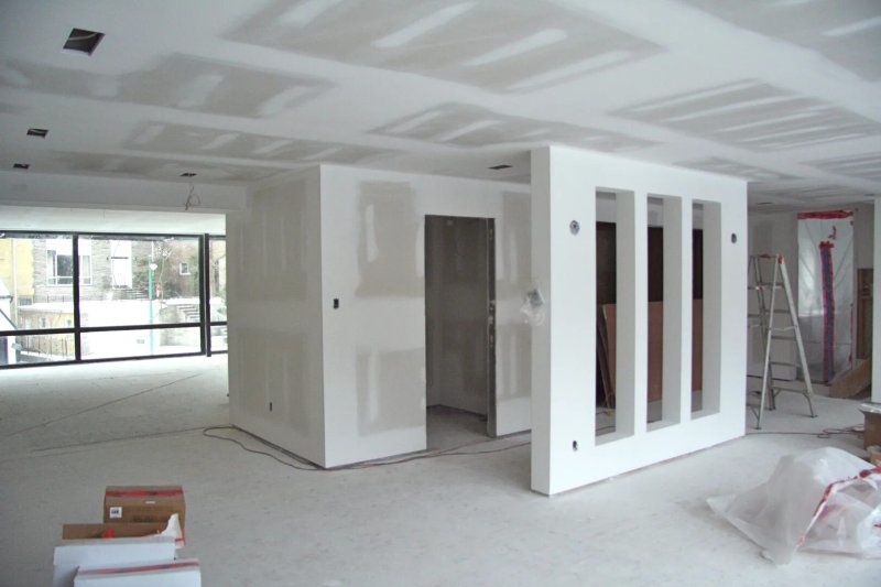 Finishing drywall walls