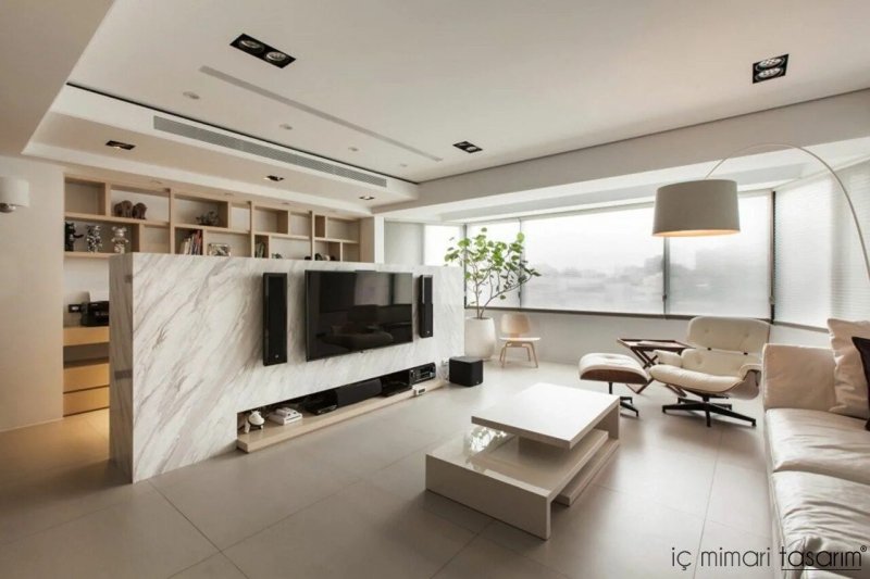 The interior of the apartment is design