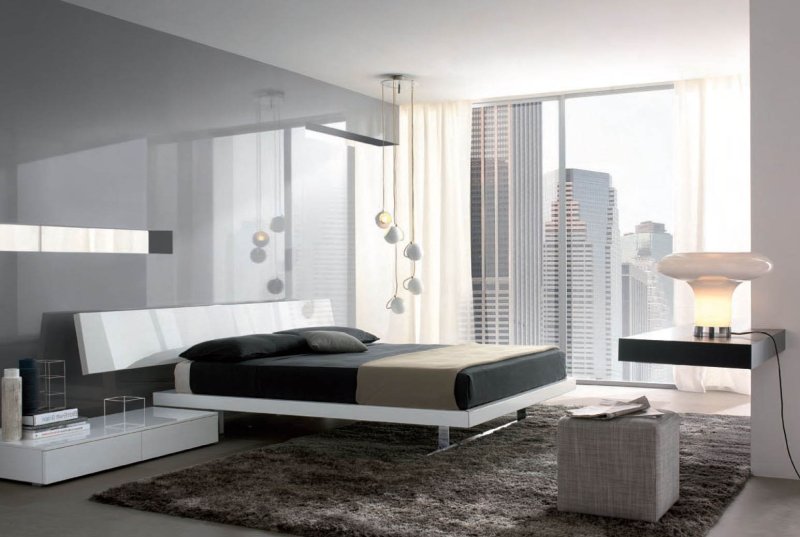 Bedrooms in modern style