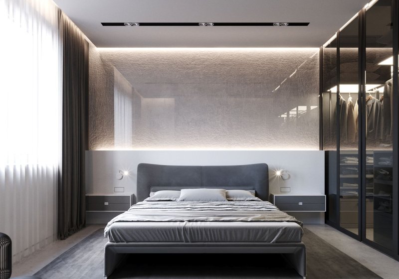 Bedrooms in modern style