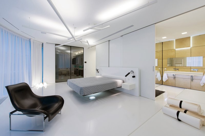 High -style bedroom