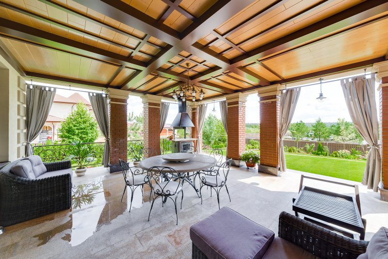 Veranda in a private house