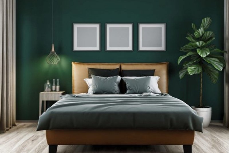 Bedical design in green color