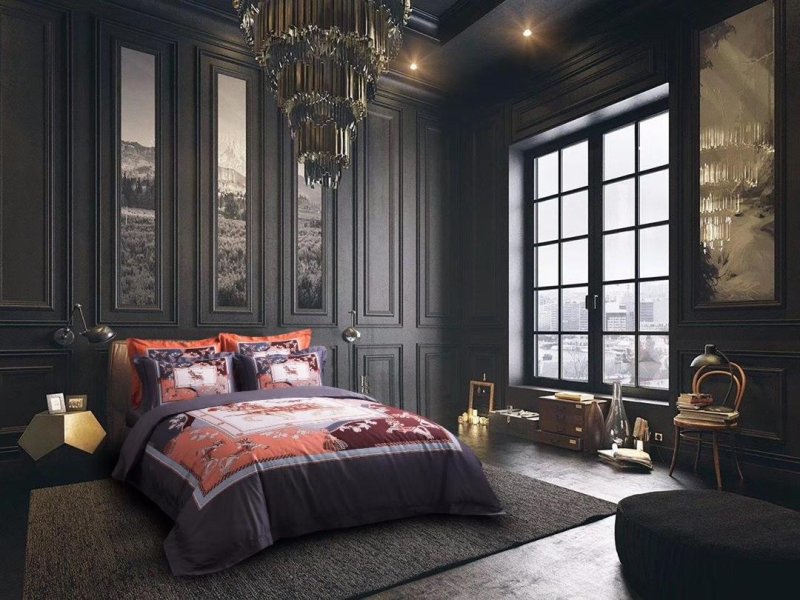 Black's -style bedroom