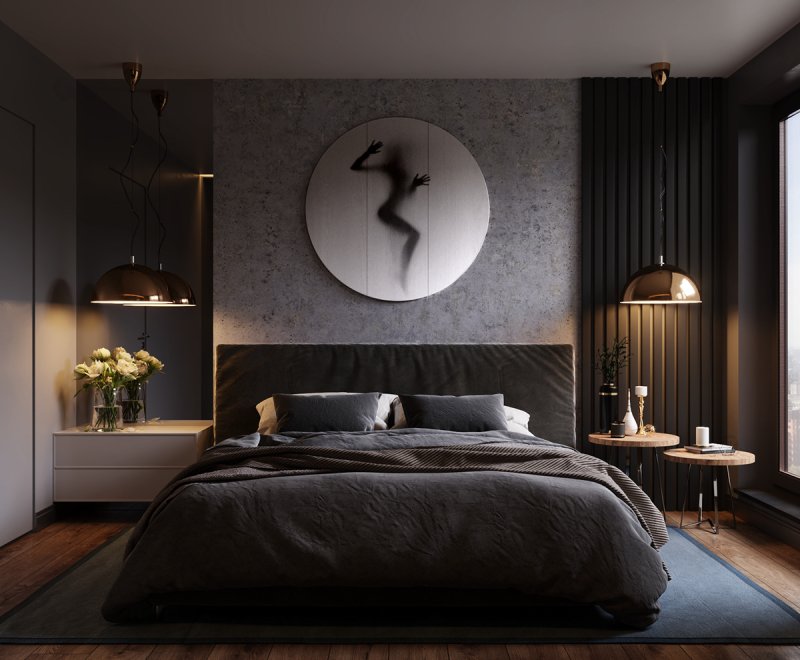 Bedrooms in modern style