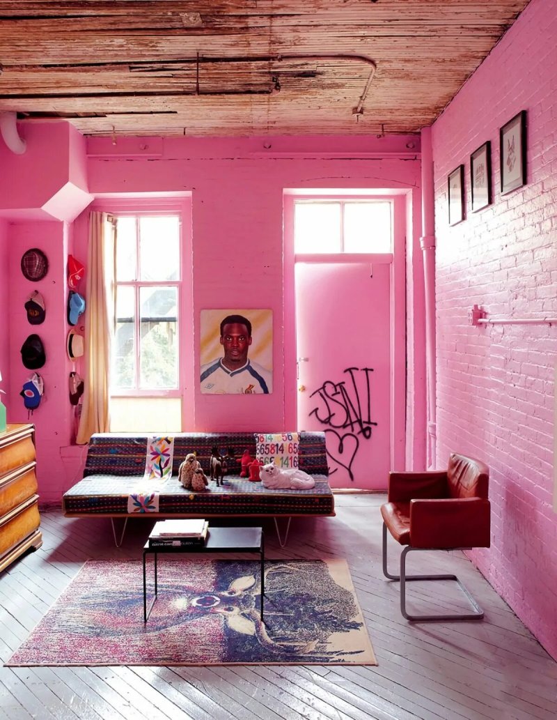 Pink walls