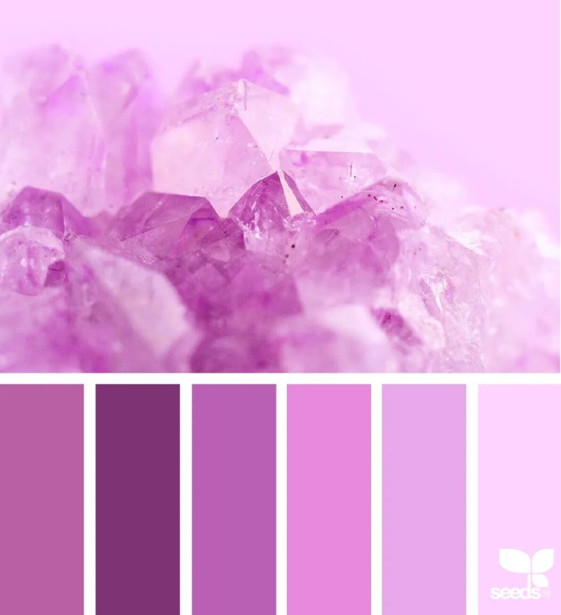 Amethyst color palette