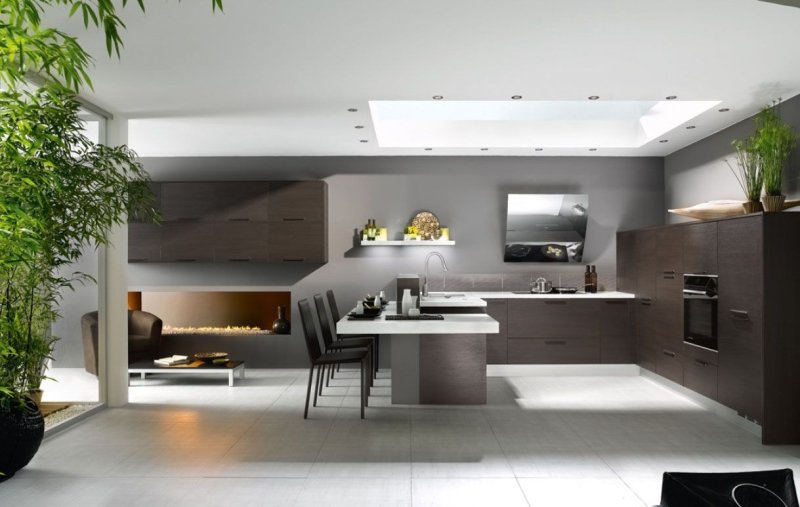 Kitchen design in a modern style