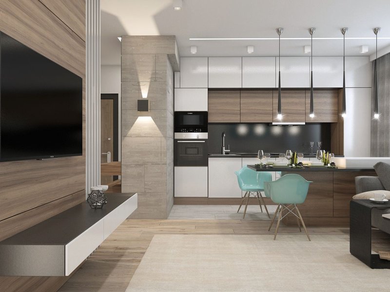 Kitchen design in a modern style