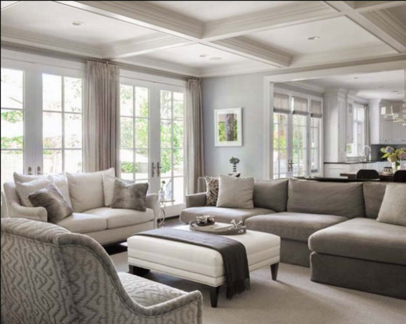 Stylish interior of the living room