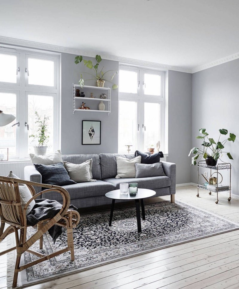 Scandinavian style living room