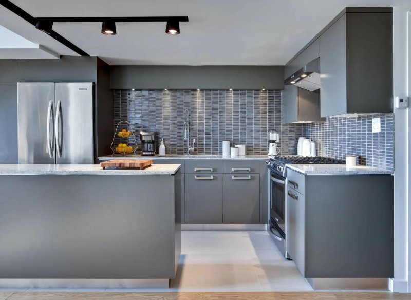 Gray kitchens