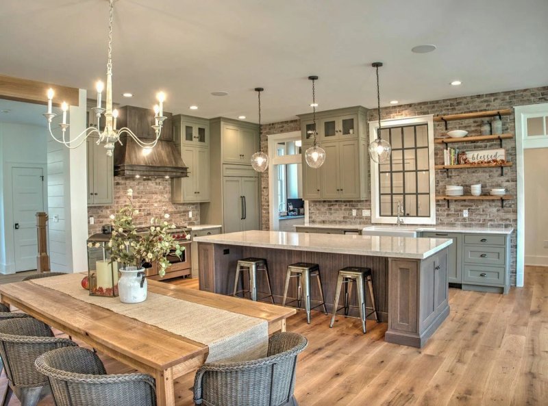 American -style kitchens