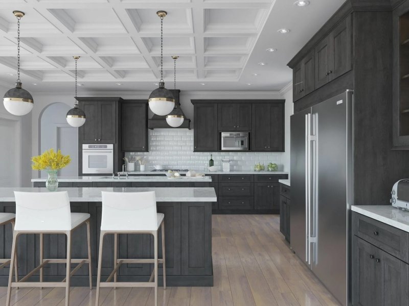 Gray kitchen