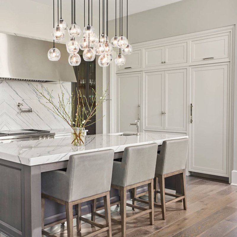 The interior of the kitchen