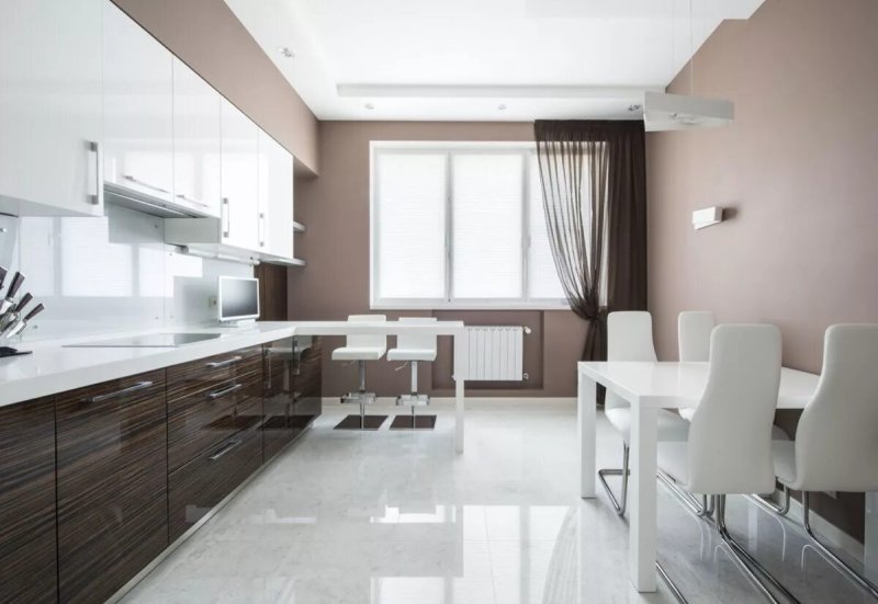 Kitchen in a two -room apartment