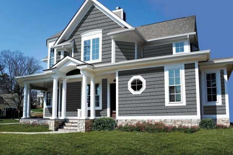 House Gray Siding