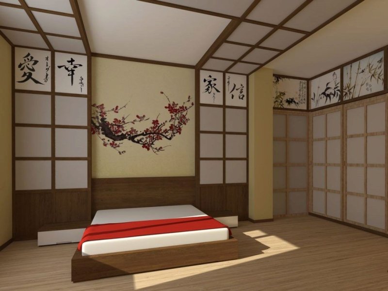 The Japanese style of the room