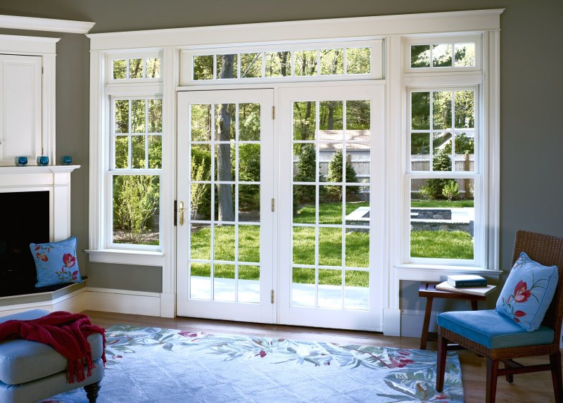 French doors of Rehau