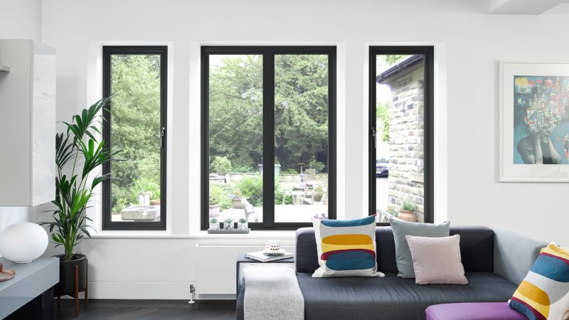 Rohau windows anthracite gray