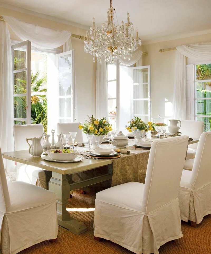 Dining room in the house design