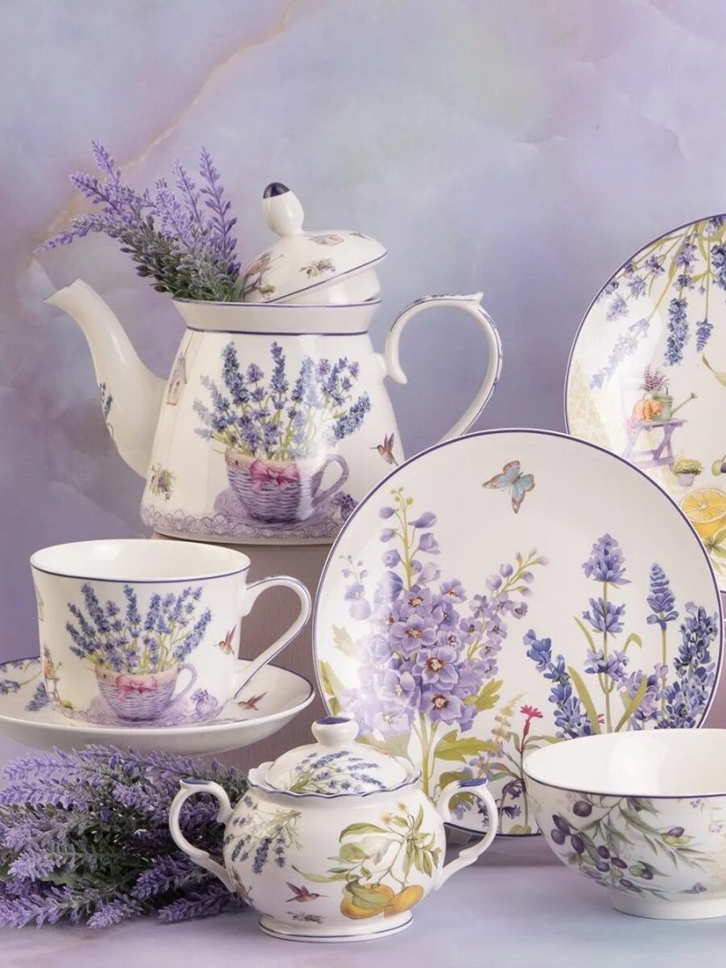 Dishes Lefard Provence Lavender