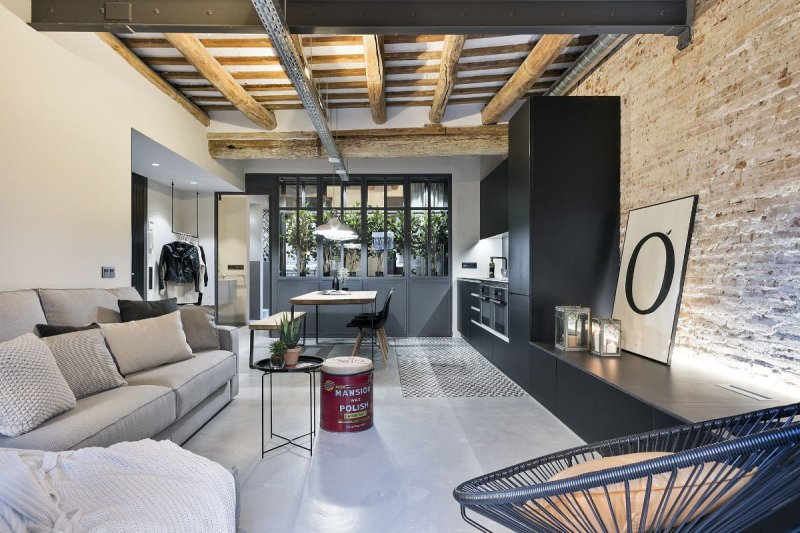 Loft style in the interior