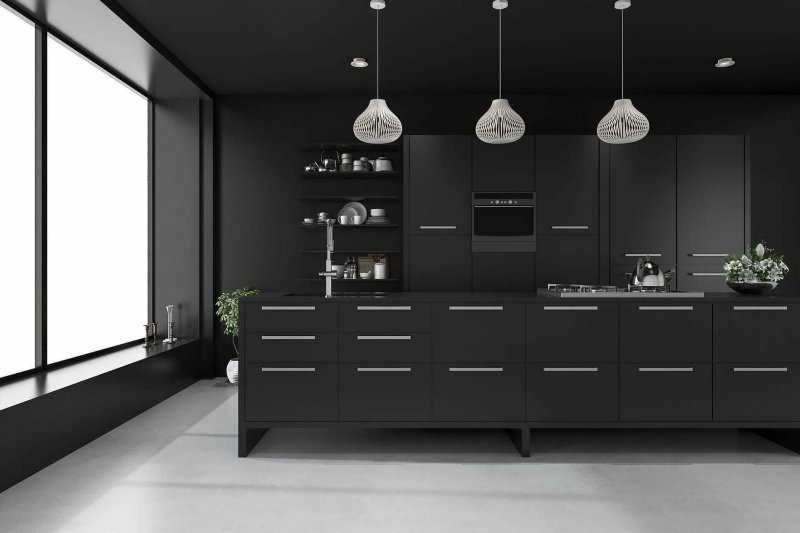 Black kitchens