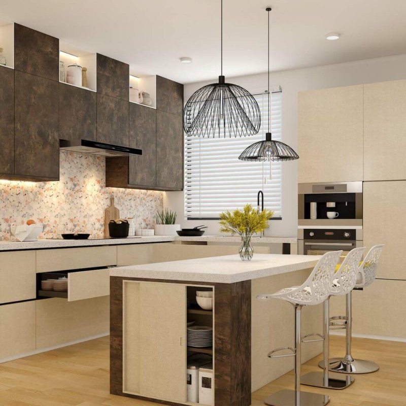 Kitchen in a modern style