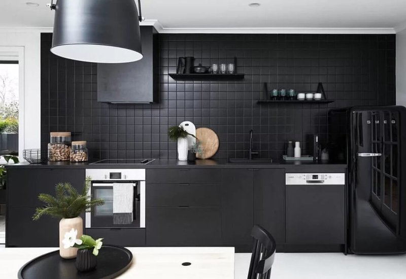 Black matte cuisine Ikea