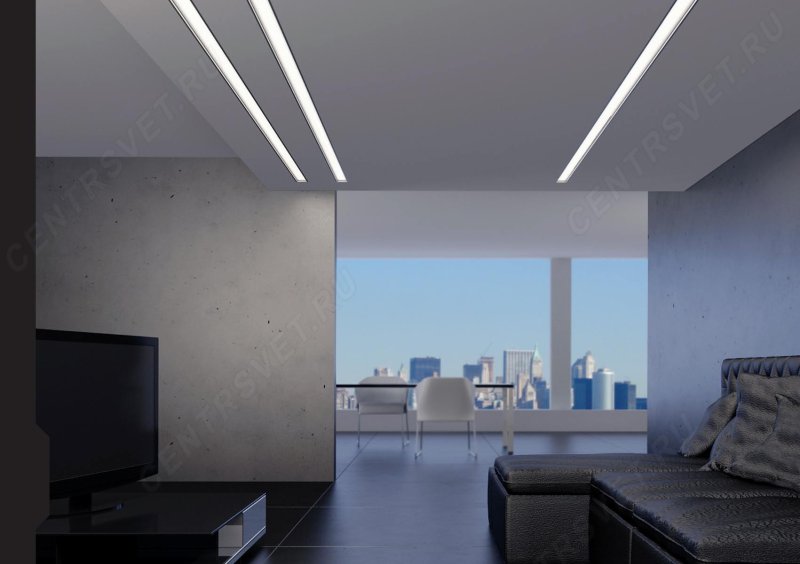 Built -in linear lamps Centersvet