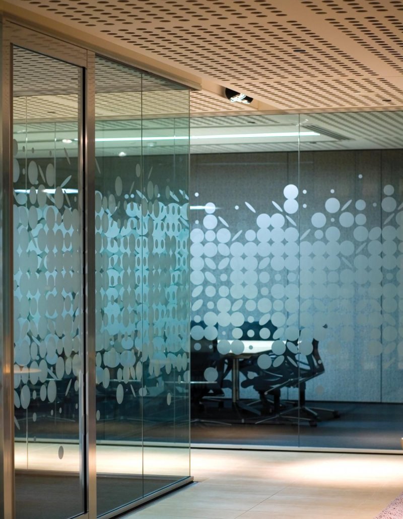 Glass partitions Office