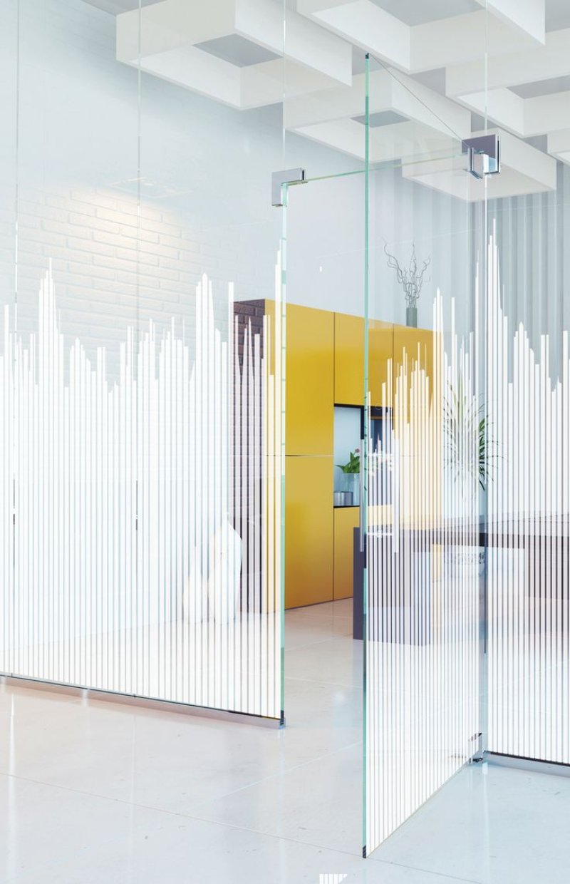 Glass partition