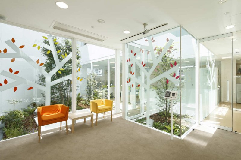 Glass partitions Office