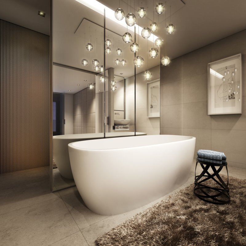 Bathroom in modern style