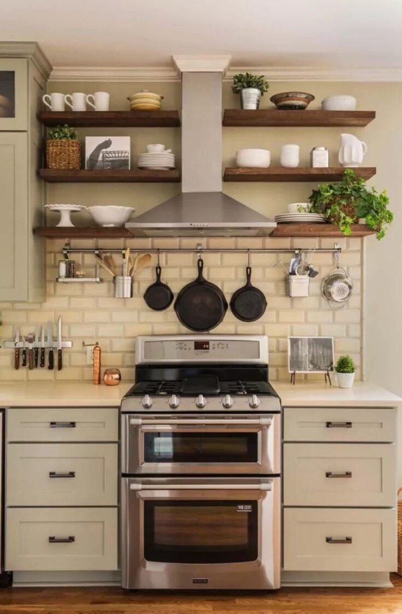 The interior of the kitchen