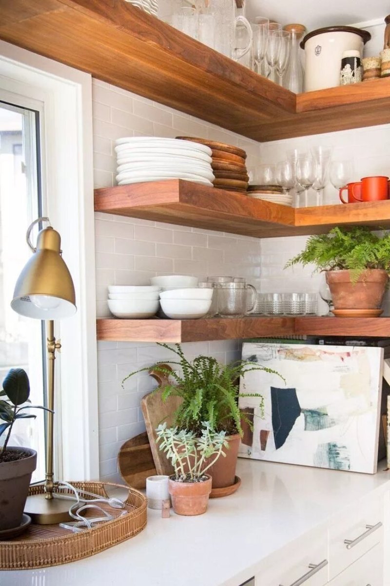 Kitchen shelves