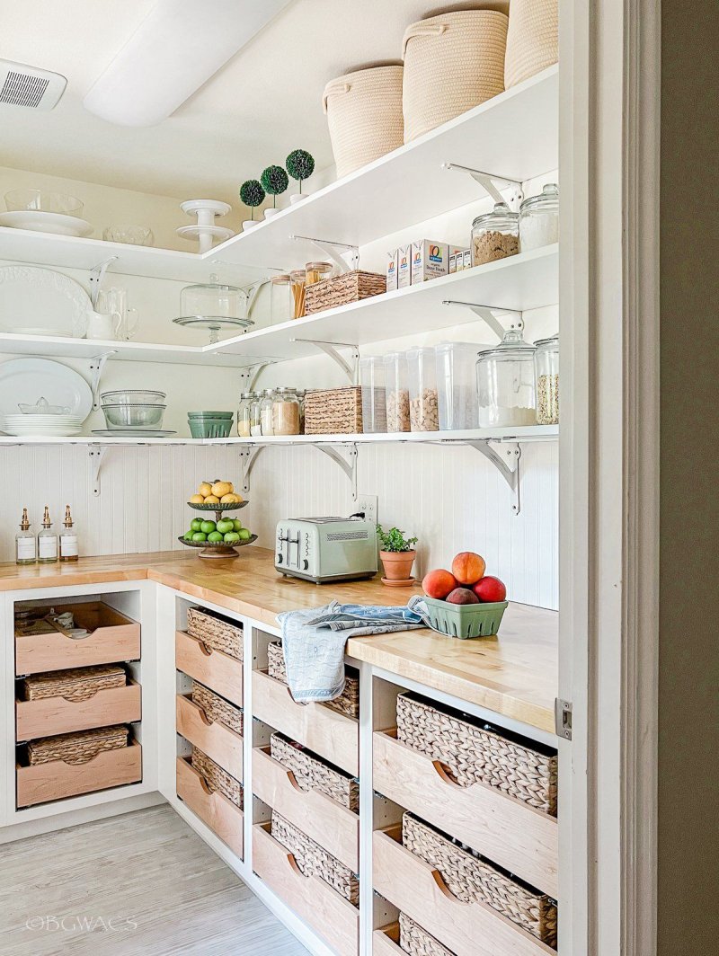 Pantry in the kitchen