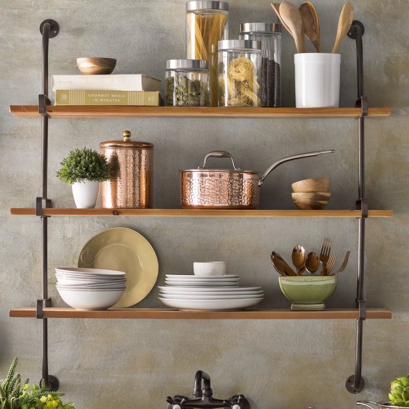 Kitchen shelves