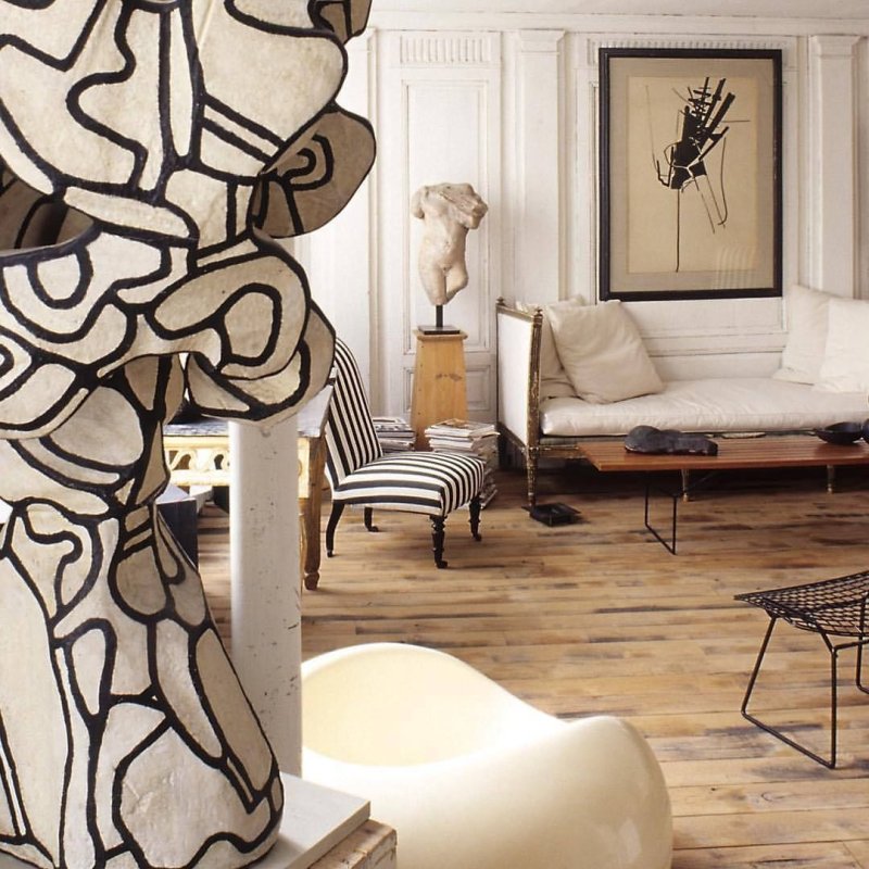 Eclectic style in the interior of the apartment