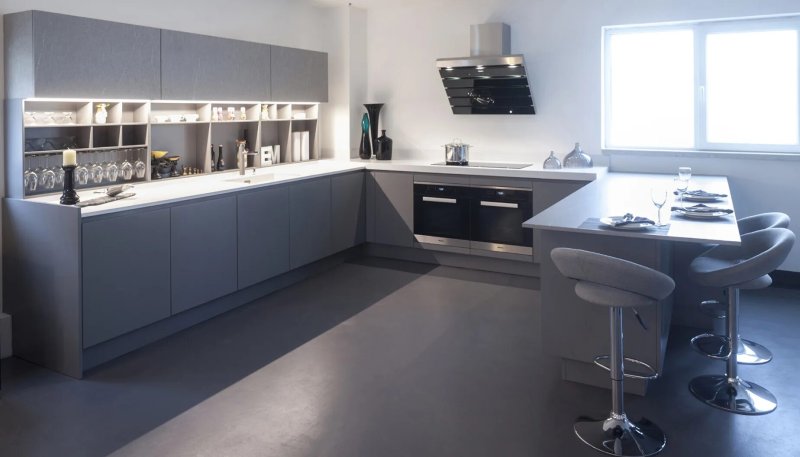 Gray kitchens