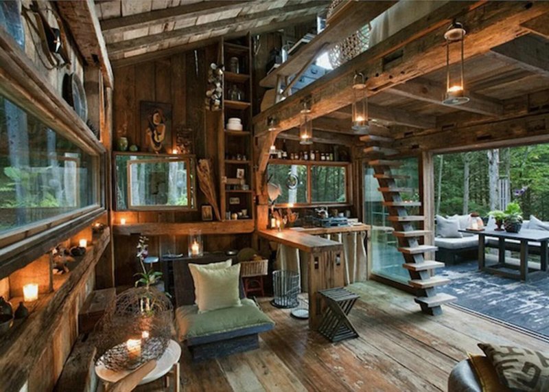 Cozy wooden house