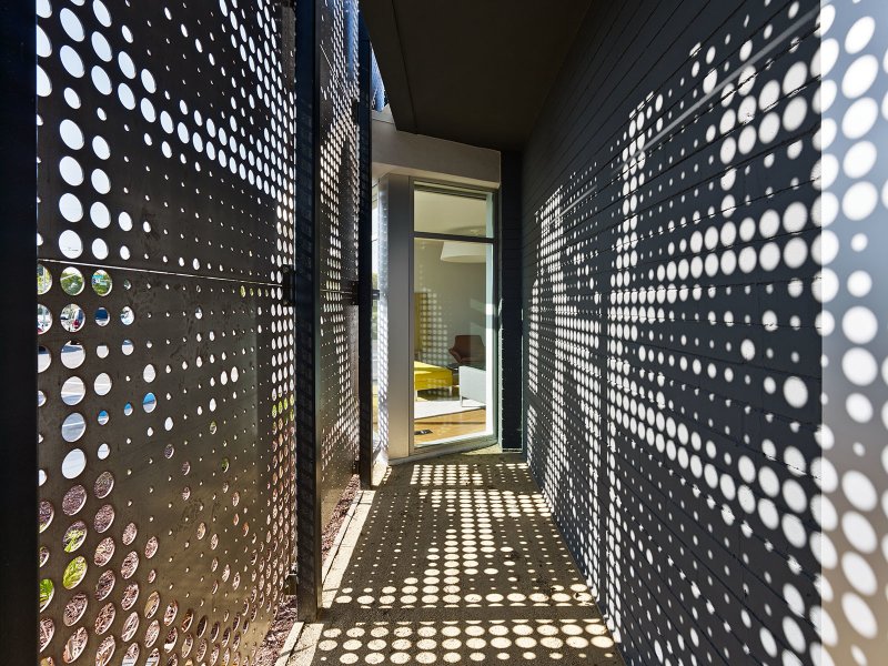 Perforated aluminum panels